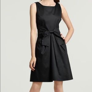 EUC Kate Spade Bow Waist Dress Black Size 6